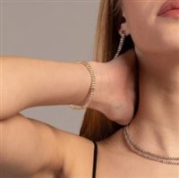 Bracciale Desmos Donna in Argento CRYSTAL 2F G18 18CM - CRYSTAL 2F G18 18CM